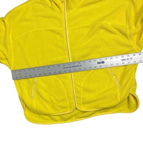Free People Jacket WMNS S Yellow‎ Movement Ziggy Zip up Fleece in Sundance - Picture 5 of 12
